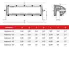 Rigid Industries   Radiance  10 Inch Led Light Bar  red Backlight  With Harness