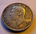 1949 King George Vi Canada Silver  1 One Dollar Coin Accession Of Newfoundland
