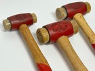 Chicago Rawhide Mfg  Co Usa 3pc  nos  Rawhide Mallet Set - No  1  No  2   No  3