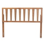 Duncan Modern And Contemporary Ash Walnut Finished Wood Full Size Headboard