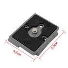 2x Qr Quick Release Plate For Manfrotto Tripod 200-pl14 234rc 391rc2 804rc2 Grey