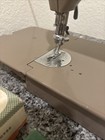 Vintage 1950 s Singer Heavy Duty Sewing Machine Model 301a With Pedal And Parts 