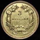 1854 Gold  3 00 Princess Au Rare  E397 Durpmz