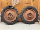 Old Universal Machinery Corp Gear Driven  Tractor Wheels  4 X 12