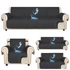 Sofa Slip Cover Quilted Soft Covers Pet Furniture Protector Throw 1-4 Seater