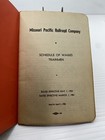 1953 Missouri Pacific Railroad Company Schedule Of Wages Trainmen Agreement Rr