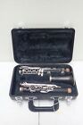 Vintage Unnumbered Plain Normandy France Wood Clarinet Serial  19566 W  Case 