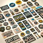Custom Logo Stickers Die Cut Roll Labels Product Packaging Decals Bulk Printing