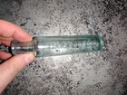 Antique Kickapoo Oil Patent Medicine Bottle Aqua Glass Embossed