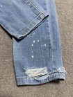Blanknyc Jeans Womens 27 Skinny Distressed Paint Splatter Denim Pants