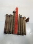 Bobbins Spools Wood Industrial Style 3 -10  Spindles Vtg Wooden Quills Lot-10 