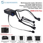 600 Watt Flex Atx Pc Power Supply Modular For Enp 7660b  Small 1u Computer Psu