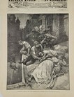 New York City 1883 Vintage Print  A Sweltering Night  Great Print By W a  Rogers