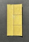 Ceylon Sg 354b 1r Purple On Pale Yellow Gutter Pair With Both Dies Mnh - Cv   400