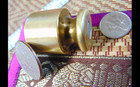       Vintage           Solid Brass Balance Scale Weight       Ohuas    100 Gram Weight       