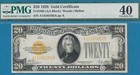 20  1928 Gold Seal Gold Certificate Pmg Xf40