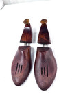 Vtg Wood Shoe Cobbler Form Mold Primitive Antique Folk Art Decor Hingeknob 11 5 