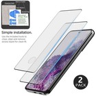 For Samsung Galaxy S20 S20  Ultra Fe Case Rugged Rubber Cover   Tempered Glass