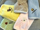 5 Pack Baby Washcloths Soft 18 x9 5  Face Towels Bath Wipes Burp Rags Microfiber