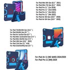 For Ipad 2nd 3rd 4th 5th 6th 7  8th Gen Rugged Shockproof Heavy Duty Stand Cover