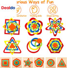 Toddler Puzzles Montessori Toy Wooden Shape Sorting Puzzle Sensory Toy Toddler A