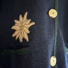 Austrian Boiled Wool Jacket - Navy Blue  Green  Edelweiss - Scheiber 46 - Xl