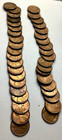 Bu Partial Roll 1939-d Lincoln Wheat Cents Unc 40 Coins Mostly Toned Tough Date