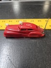 Vintage Hard Plastic Toy Race Car Red 1950s