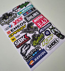Motorbike Sticker Sheet A4 Graphics Decals Sponsor For Suzuki Yamaha Ducati Ktm