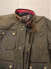 Merlin Expedition Jacket Men s Large D3o Wax Cotec Olive Textile Motorcycle