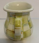 Mackenzie Childs Parchment Check Enamel Creamer