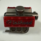 Cao Flathead Triple Torch Lighter Red Engine Block Cigar Accessory Hotrod Tested