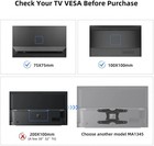 Tv Wall Bracket Mount Swivel And Tilt For Most 15 -32  Led  Lcd  Oled Flat