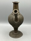 Antique 19th Century Indian Mughal Bronze Hooklah Base Huqqa Heavy Cast Metal
