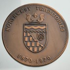 Northwest Territories 1870-1970 Canada Province Commemorative Medal Jj620