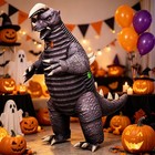 7ft Black King Inflatable Costume For Adult Halloween Cosplay Party Fancy Dress