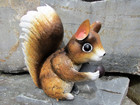 Rustic Charming 13 1 2  Tall All Metal Squirrel Yard Art Garden Home Decor