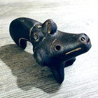 South American Ocarina Flute - Bird Shaped Clay Pre-columbian Style