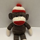 Ganz Webkinz Retired Monkey 10  Plush Stuffed Animal The Sock Monkey No Code    