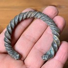Ancient Viking Engraved Cuff Bracelet Authentic Rare   Artifact