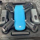 Dji Spark Drone Blue Fly More Combo With Extra Battery  Lens Cover  Manual
