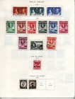 Stamp Collection- Gold Coast-collection On 2 Vintage Album Pages  j195 