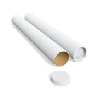 3  X 24  Staples White Mailing Tubes 12 box  11628  558420