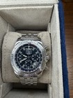 Breitling Chronomat B01 Chronograph 44mm Auto Steel Black Dial Date Box