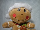 Christmas Gingerbread Man Plush 7  Stuffed Figure By Dan Dee