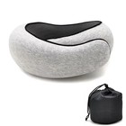 Memory Foam U-shaped Travel Pillow Neck Support Head Rest Car Plane Soft Cushion