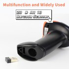 Handhold Wireless Barcode Scanner Usb Laser Qr Code Reader For Store Warehouse