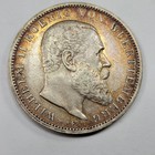 1909 Drei Mark 3 Mark Germany Wurttemberg Nice Circulated Type Coin  v540