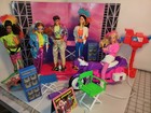 Vtg  80s Lot Barbie   The  Rockers  Dee Dee  Diva  Dana  Derek  Soundstage  Acce