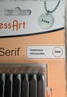 Impressart Sans Serif 3mm Lowercase Letter Metal Stamp Punch Set New Sealed